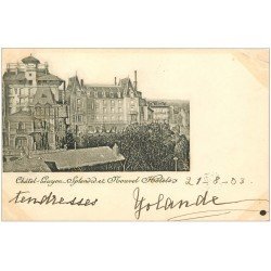 carte postale ancienne 63 CHATEL-GUYON. Splendid et Nouvel Hôtels 1903