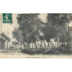 21 POUILLY-SUR-VINGEANNE. Restaurant Bourgeois sur la Place 1910