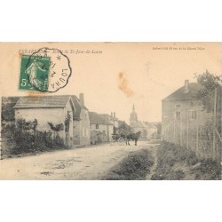 21 ESBARRES. Attelage Route de Saint-Jean-de-Losne 1914