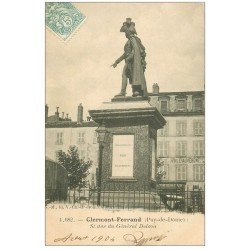 carte postale ancienne 63 CLERMONT-FERRAND Lot 10 Cpa. Statue Delson, Portail Maison Lys, Place Jaude, Rue de Gras, ...