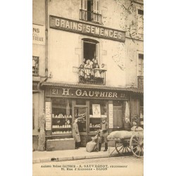 21 DIJON. Grainetier maison Sauvageot ex Gauthier 21 rue d'Auxonne 1924