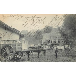 93 BAGNOLET. Attelages sur les Carrières de Plâtre 1904