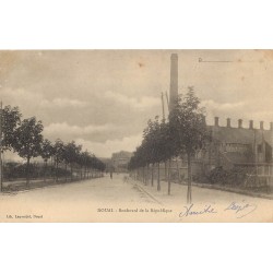 59 DOUAI. Usines Boulevard de la République 1903