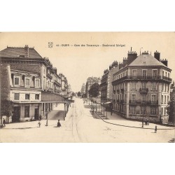 21 DIJON. Gare des Tramways boulevard Sévigné 1915