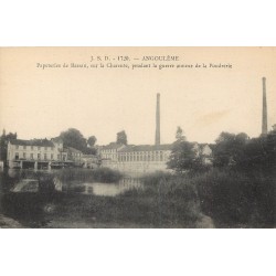 16 ANGOULÊME. Papeteries de Bassau pendant la guerre annexe de la Poudrerie