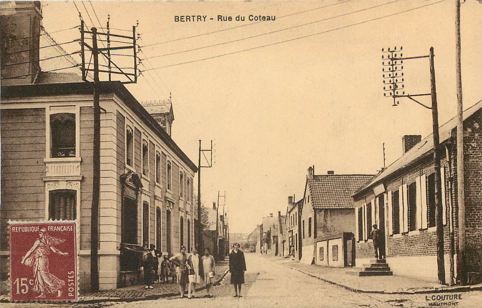 59 BERTRY. Rue du Coteau 1931