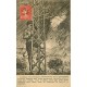 Un Employé E.D.F répare et remet l'électricité sous un Orage 1927