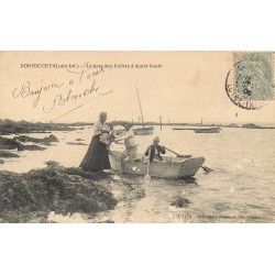 44 PORNICHET. Le Parc aux Huîtres à marée haute 1906