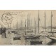 44 SAINT-NAZAIRE. Cycliste et Station des Yachts dans le Vieux Bassin 1925
