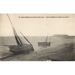 44 SAINT-BREVIN-LES-PINS. Barques de Pêche au Port de Mindin et Plage du Lazaret