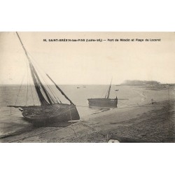 44 SAINT-BREVIN-LES-PINS. Barques de Pêche au Port de Mindin et Plage du Lazaret