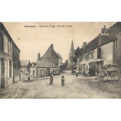 41 BOURSAY. Entrée du Village rue de la Gare 1927