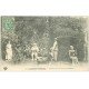 carte postale ancienne 63 CLERMONT-FERRAND. Jardins Fontaine pétrifiante 1906