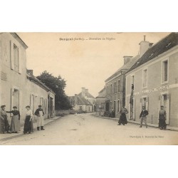 72 DANGEUL. Hôtel Pouquet du Soleil d'Or direction de l'Eglise 1915