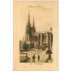 carte postale ancienne 63 CLERMONT-FERRAND. La Cathédrale