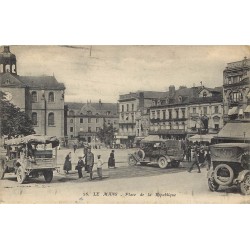 72 LE MANS. Jeeps et Cinéma Théâtre Place de la République 1925