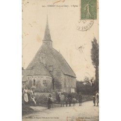 41 TREHET. L'Eglise belle animation en 1921