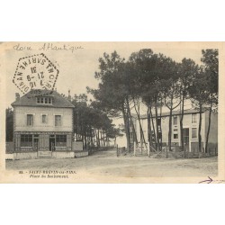 44 SAINT-BREVIN-LES-PINS. Café du Ralliement sur la Place 1931