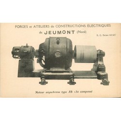 59 JEUMONT Usines. Forges et Ateliers Constructions Electriques moteur asynchrone