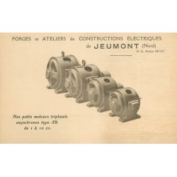 59 JEUMONT Usines. Forges et Ateliers Constructions Electriques moteurs asynchrones