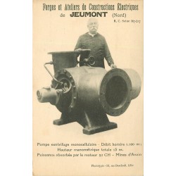 59 JEUMONT. Usines Forges et Ateliers Constructions Electriques Pompe centrifuge monocellulaire