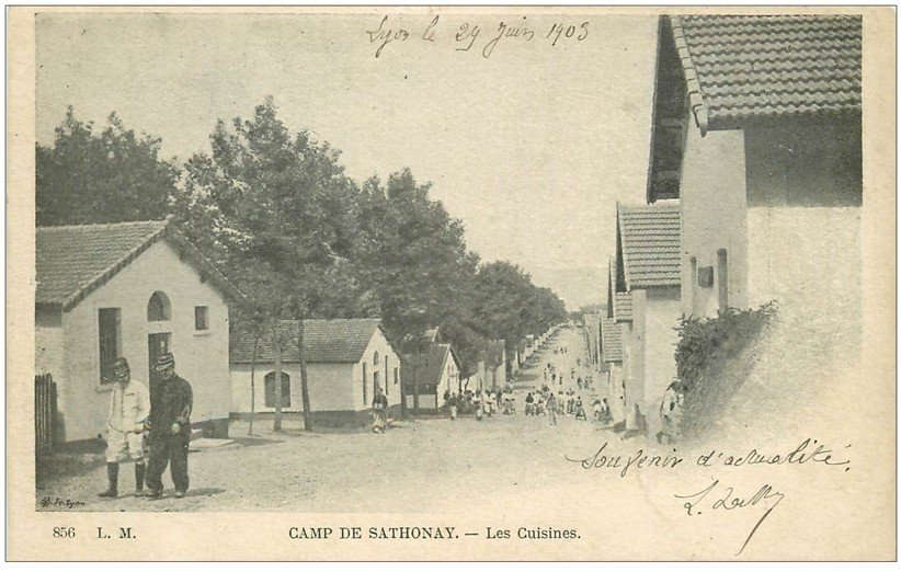 Non classés - CPA 01 - Sathonay-Camp, la gare