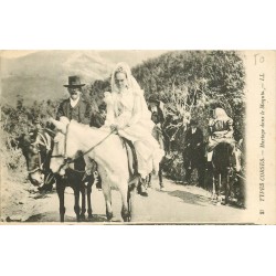 20 TYPES CORSES. Mariage dans le Maquis à cheval