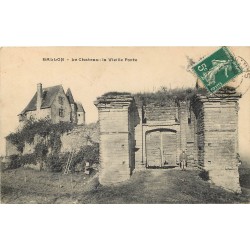 72 BALLON. La Vieille Porte du Château et ramasseuse de fruits au Verger 1908