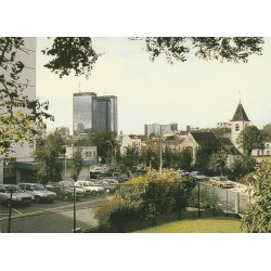 Photo cpm 93 BAGNOLET. Vue prise de l'ancienne Sécurité Sociale et A.N.P.E