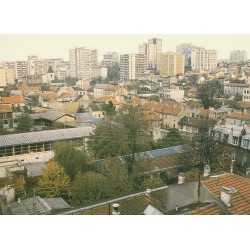 Photo cpm 93 BAGNOLET. Vue sur la Ville et rue Sadi Carnot