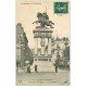 carte postale ancienne 63 CLERMONT-FERRAND. Statue Vercingétorix 1910 et Hippomobile