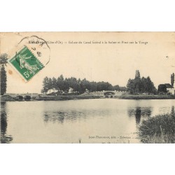 (21) ESBARRES. Ecluse du Canal à la Saône et Pont sur la Vouge