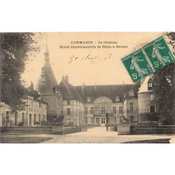 (21) COMMARIN. Le Château route de Dijon à Nevers 1908