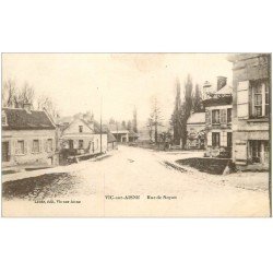 carte postale ancienne 02 VIC-SUR-AISNE. Route de Noyon