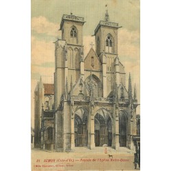 (21) SEMUR. Eglise Notre-Dame belle carte toilée 1908