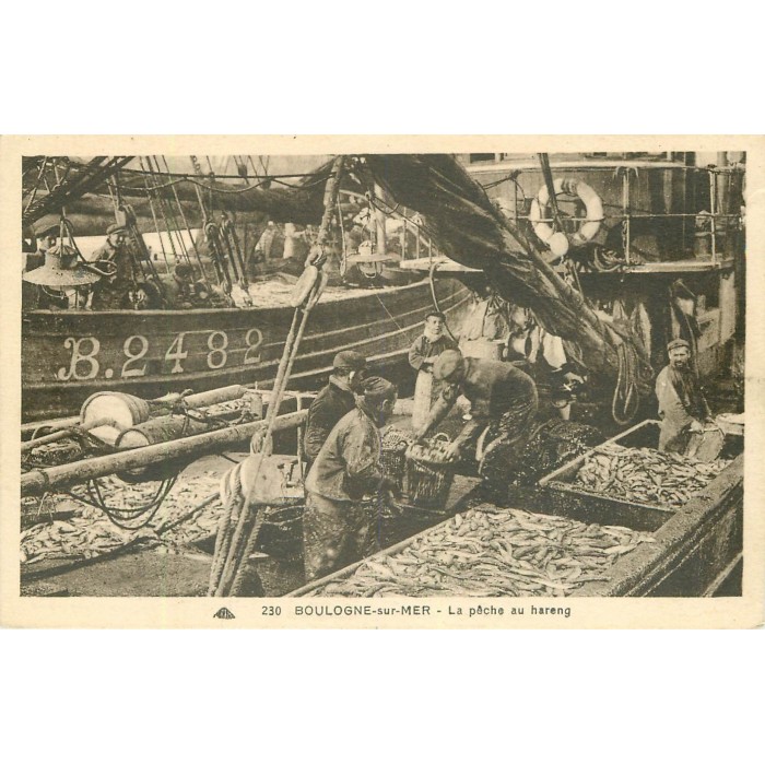 Carte postale 62 - Boulogne/Mer - Type de pecheur