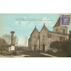17 SAINT-GERMAIN-DE-LUSIGNAN. Eglise et Monument aux Morts