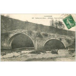 carte postale ancienne 63 GIROUX. Pont du Diable
