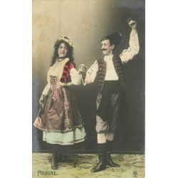 POLOGNE. Danseuse et danseur Polonais 1906