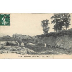 59 DOUAI. Ruines des Fortifications Porte d'Esquerchin 1908