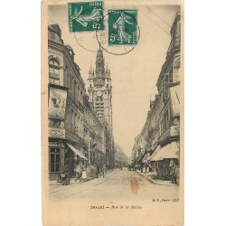 59 DOUAI. " Au Bon Diable " Rue de la Mairie 1909