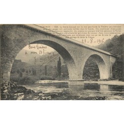 12 AVEYRON. Pont sur la Route de la Truyère 1916