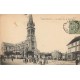 95 ARGENTEUIL. Quincaillerie et animation Place de la Basilique 1921