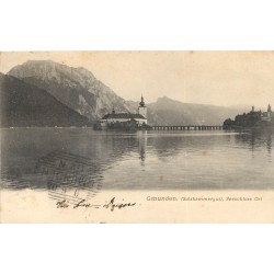 AUTRICHE. Gmunden. Salzkammergut, Seeschloss Ort 1905