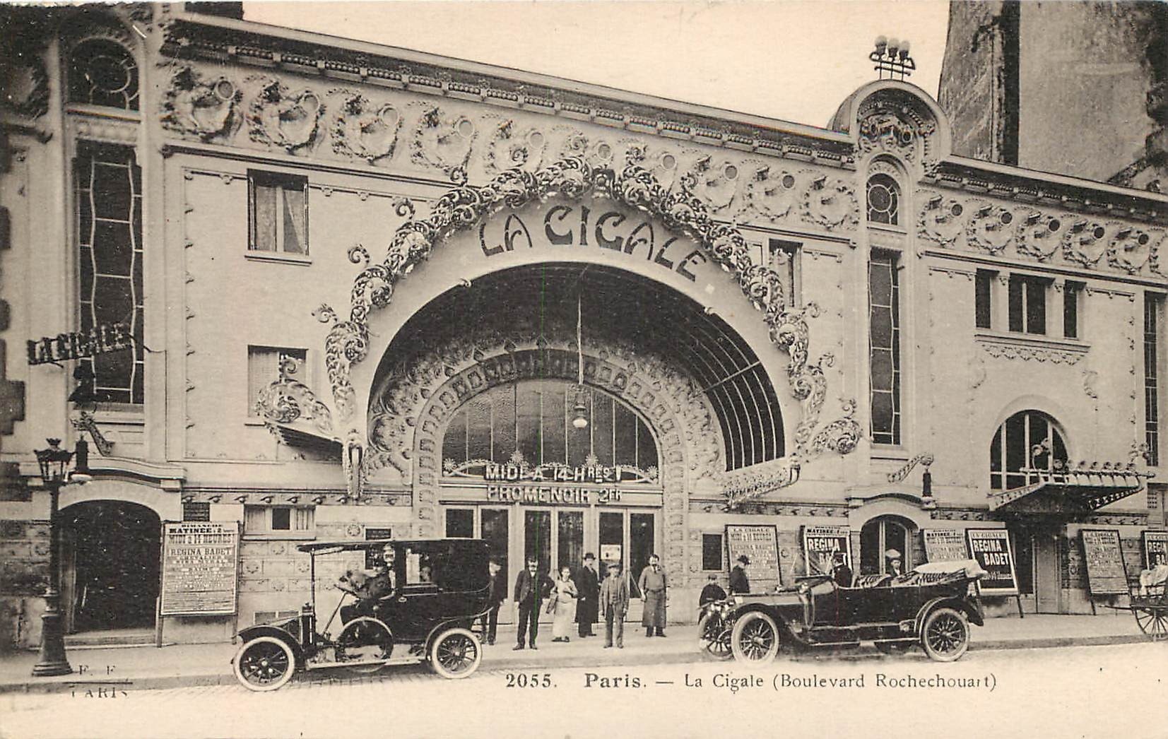 PARIS 09. Théâtre la Cigale boulevard Rochechouart