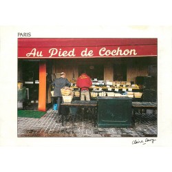 Photo Cpsm Cpm grand format Commerces " AU PIED DE COCHON " Restaurant à Paris