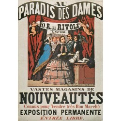 Publicité " AU PARADIS DES DAMES " 10 rue de Rivoli