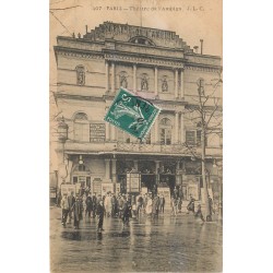 PARIS 10. Théâtre de l'Ambigu rue René Boulanger (de Bondy) 1910