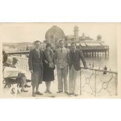 06 NICE. Palais de la Jetée sur Promenade des Anglais Photo Cpa 1929