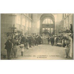 carte postale ancienne 63 LA BOURBOULE. Grande Galerie Etablissement 1912
